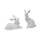 thumbnail image 5 of 2 Piezas Estatuas De Conejo De Pascua Lindas Figuras De Conejo De Pascua Para Oficina Interior Blanco, 5 of 5