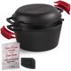 thumbnail image 1 of Olla Holandesa Cuisinel Multiusos de Hierro Fundido de 5 Cuartos, 1 of 7