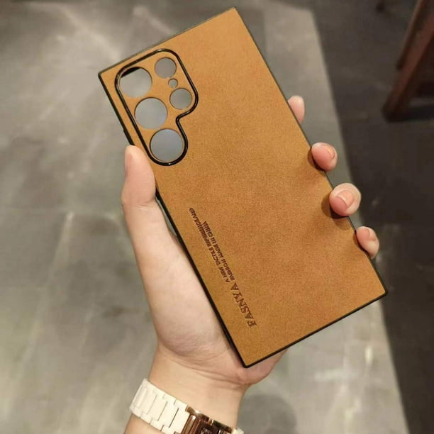 High-grade Anti-leather Mobile Phone Case, Anti-fall And No Fingerprints, Artificial Leather Pattern Protective Cover, Suitable For Samsung S23Ultra S22plus S21FE S20 S30ultra A72 A73 A54 A53 A52S A34