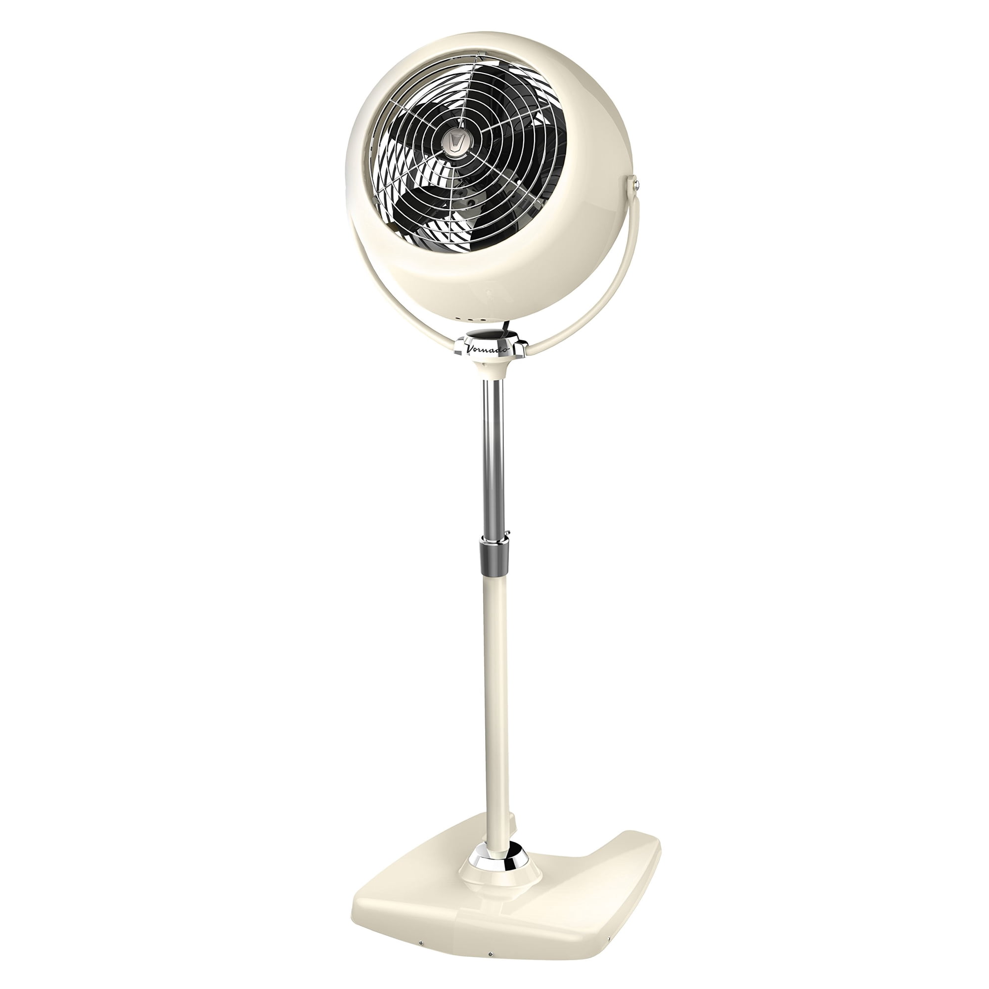 Ventilador Vintage Con Pedestal Vornado Vfan™ Sr. Retro Metal White