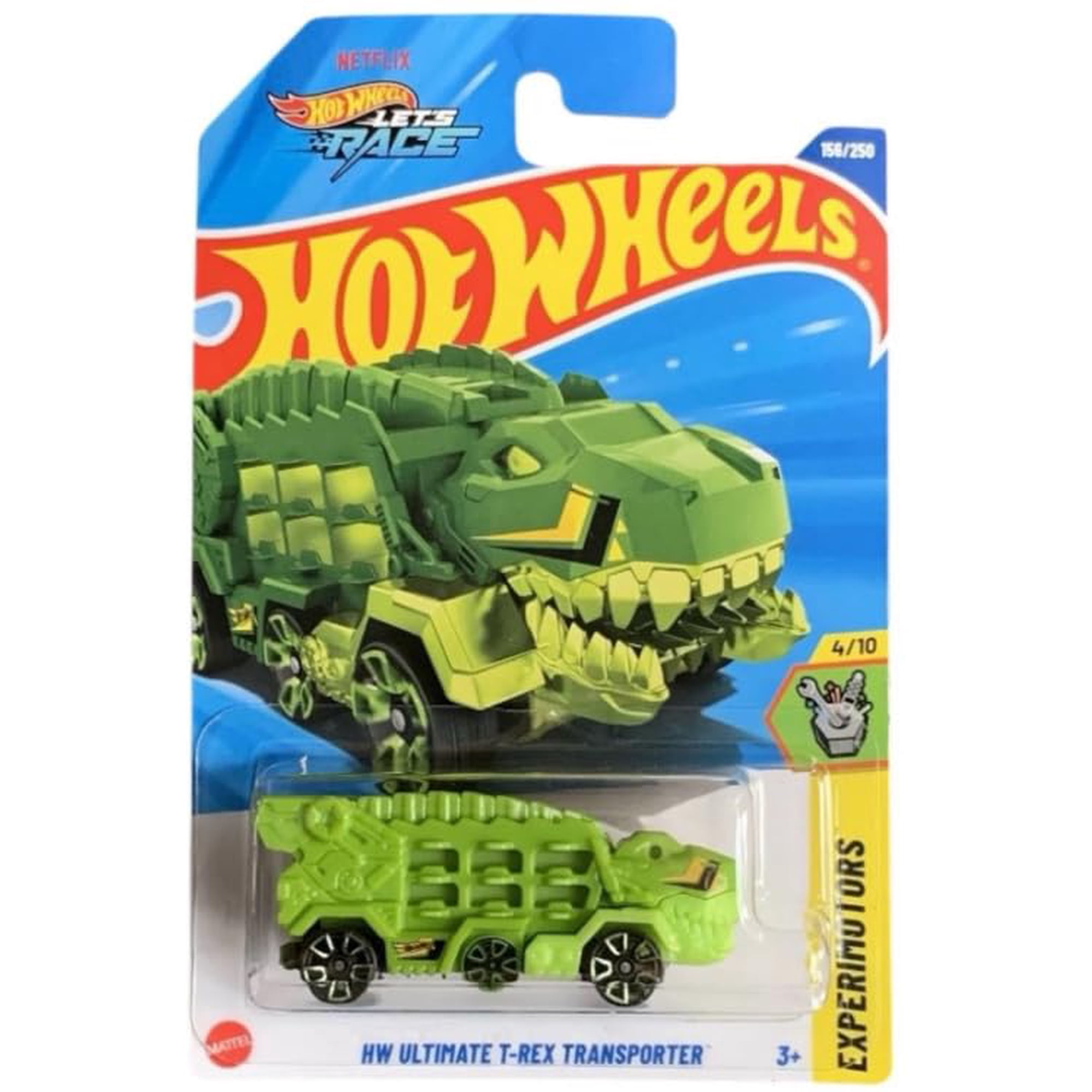 Mattel - Auto Fundido Hot Wheels Let's Race Ultimate T-rex Transporter