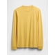 thumbnail image 5 of Camiseta GAP para hombre, manga larga, suave, color almendra francesa, talla XS, 5 of 5