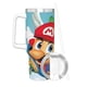 thumbnail image 3 of Super Mario Vaso aislado de acero inoxidable con asa, diseño temático, regalo para familia, amigos y fans; incluye pajita y encaja en el portavasos estándar, 40 oz, 3 of 6