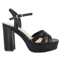 Sandalia Plataforma Isla Negro Alquimia