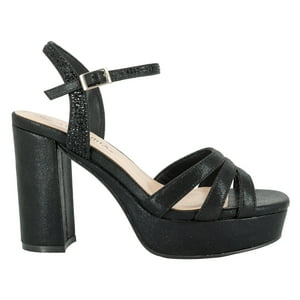 Sandalia Plataforma Isla Negro Alquimia