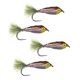 thumbnail image 4 of Epoxi Minnow Streamer Fly Saltwater Bass Trucha Perca Chub Jig Lure 4pcs C, 4 of 5