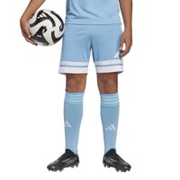 Pantalones Cortos De Fútbol Adidas Squadra 25 Unisex Para Niños, Color Azul Claro/Blanco