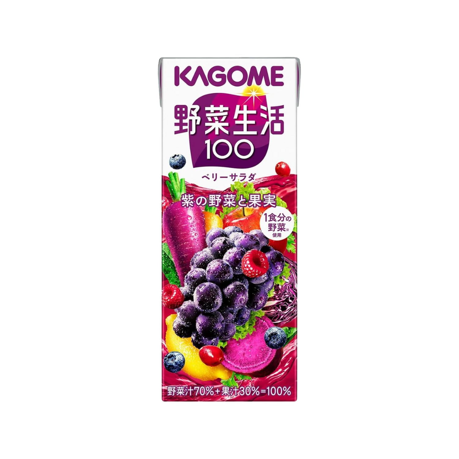 Kenko Foods - Jugo Ensalada Frutos Rojos Kagome 200 Ml