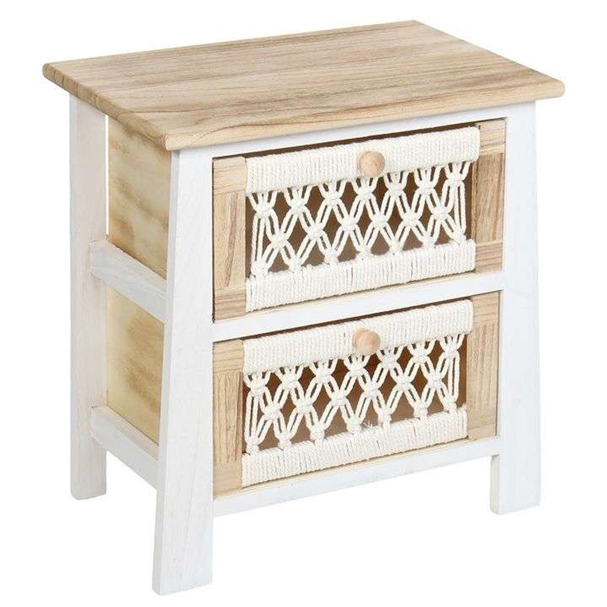 Oem - Velador Mesa De Noche Comoda Mueble Dormitorio Tejido