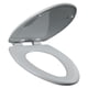 thumbnail image 4 of Asiento de inodoro Bemis Ashland alargado de madera, cierre lento, blanco, 4 of 5