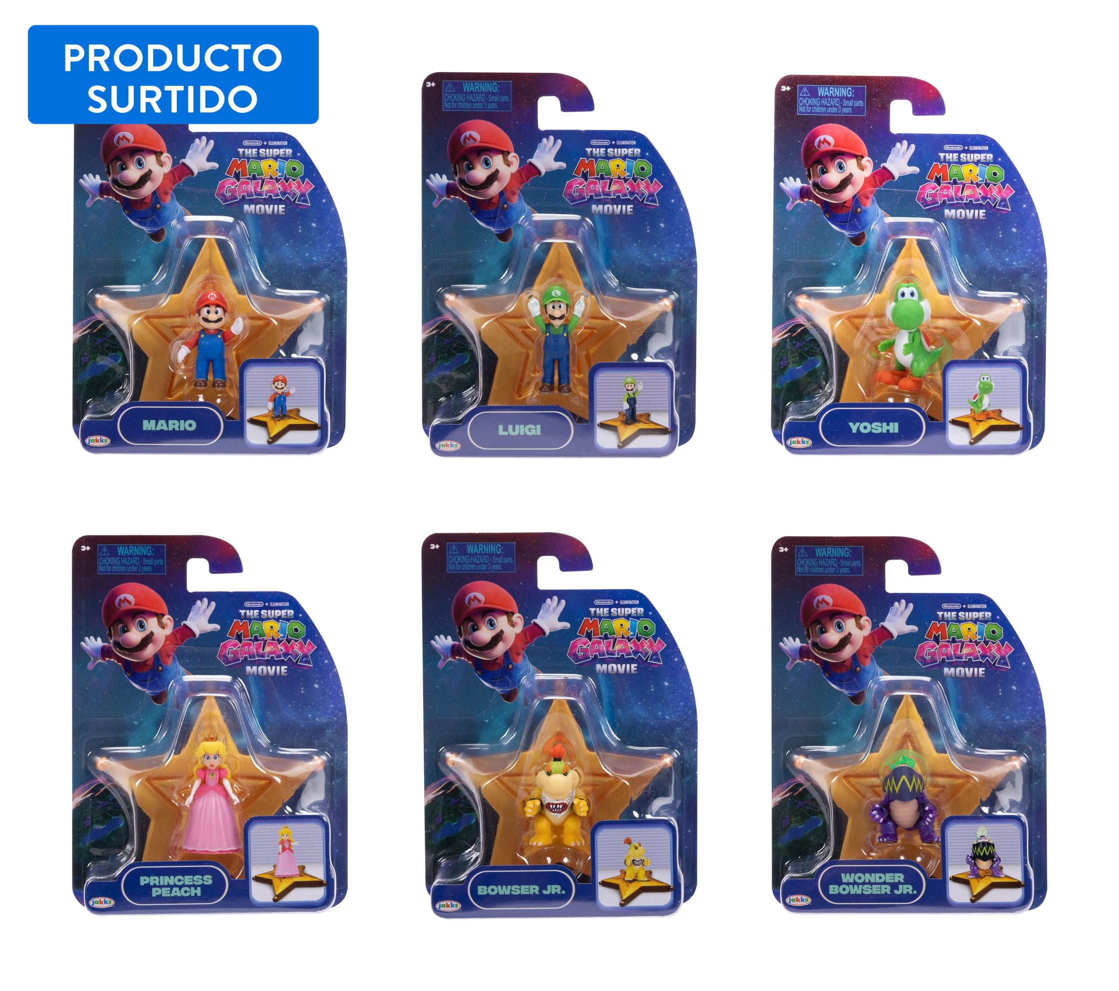 Mini Figura 4 Cm Nintendo Pelicula