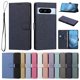 thumbnail image 1 of Funda Cartera de PU para Google Pixel 8 Pro con Tarjetas, Azul Marino, 1 of 6
