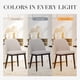thumbnail image 5 of Sillas de comedor COLAMY, 6 unidades, tapizadas en tela, color beige, 5 of 5
