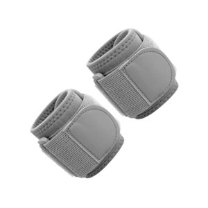 Ioensy - 2X Muñequeras Deportivas Protectoras De Muñeca Ajustables Para Levantamiento De Pesas, Gimnasio, Fitness, Color Gris