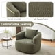 thumbnail image 3 of Silla giratoria de 360°, sofá de silla de acento de 38,2", silla de sofá giratoria tapiceada con almohada para salón, dormitorio, oficina y hotel, 3 of 6