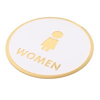 Bothyi - Letrero Para Puerta De Baño Calcomanías De Baño Pegatinas De Pared Letrero De Baño Masculino Y Femenino Estilo E