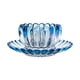 thumbnail image 2 of Lotus Bowl Fruit Bowl Patrón De Flores Para El Día De La Madre Navidad Inauguración De La Casa Azul, 2 of 5