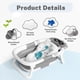 thumbnail image 2 of AVIDOR Baby Bathtub, Collapsible Baby Bathtub for Newborns to Toddlers, 2 of 3