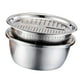 thumbnail image 1 of Colador De Acero Inoxidable Para Cocina, Colador, Rallador, Ensalada, Cuenco, Colador, 26 Cm, 1 of 5