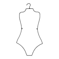 Bothyi - Colgador De Traje De Baño, Colgador De Exhibición, Colgador De Lencería Para Ropa De Playa Boutique, Adultos, Negro