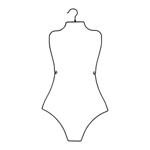 Bothyi - Colgador De Traje De Baño, Colgador De Exhibición, Colgador De Lencería Para Ropa De Playa Boutique, Adultos, Negro