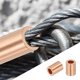 thumbnail image 5 of Uxcell Manga de Tope de Cable de Alambre, Mangas de Engarce de Cobre para Cable de Alambre y Cable Ferrule 1/16"(1mm), 5 of 7