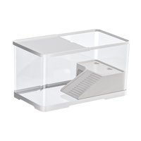 Magideal - Tanque De Tortuga, Acuario, Hábitat De Reptiles, Áreas Multifunción, Decoración Interior, Terrapin De Descanso, Drenaje Inferior, Terrario De Tortuga S