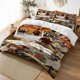 thumbnail image 1 of 3pcs When Harry Met Sally Digital Print Bedding Set | High-Density Polyester Soft Skin-Friendly Fabric, 1 of 1