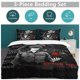 thumbnail image 5 of Death Note Anime Home Bed 3-piece Set Classic Japanese Anime Polyester Wash Student Dormitory Set, 5 of 5
