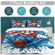 thumbnail image 5 of Super Mario 3-Piece Comforter Set for Bedroom Super Mario Bedding Set for Kids Adults Soft Microfiber Duvet Cover Set with Zipper Closure, 5 of 5