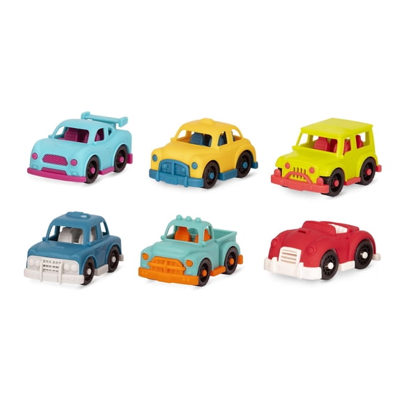 Minivehículos Happy Cruisers de Toy B. toys, 6 unidades, 1 año o más