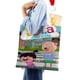 thumbnail image 4 of Little Lola visits the city Bolso de tela con estampado de lienzo para mujer, bolsa de compras reutilizable y estética, con cremallera interior, regalo para mujer,40*40cm., 4 of 6