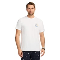 Camiseta Izod Saltwater Graphic Para Hombre, Manga Corta, Talla Xl