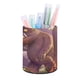thumbnail image 1 of Grúfalo-theme Cylinder Pen Holder Pencil Organizer with Flannel Lining PVC Leather Material Cardboard Base for study work 10*8CM, 1 of 6