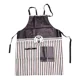 thumbnail image 2 of Pechera Ajustable Barneria Peluqueria Blanco Con Cafe, 2 of 2