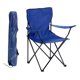 thumbnail image 1 of Silla de Camping Plegable Tela Oxford Azul con Apoyabrazos Posavasos y Bolso, 1 of 4