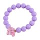 thumbnail image 5 of Pulsera De Cuentas Redondas De Dibujos Animados Para Niñas Juegos De Imaginación Princesa Púrpura, 5 of 5