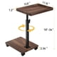 thumbnail image 2 of Mesa auxiliar C Table, altura ajustable, bandeja de TV giratoria de 360°, color nogal, 2 of 7