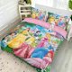thumbnail image 2 of Princess Cartoon Series Girl 3-Pcs Bed Duvet Cover Set Microfiber Bedding Sets for Girls Kids, 2 of 5