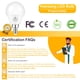 thumbnail image 5 of Bombilla LED de 6 W (equivalente a 60 W) E12 600 lm 2700 K (paquete de 6), 5 of 7