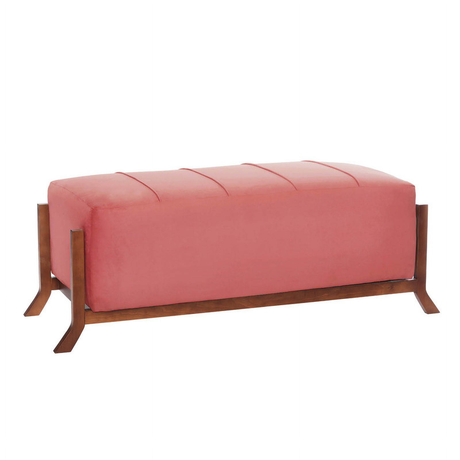 Latam Home - Banqueta Marsella Tela Velvet Palo Rosa