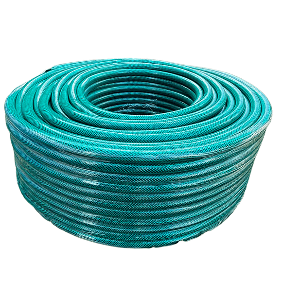 Manguera Reforzada 1/2 Pulgada Rollo 100 Metros Verde