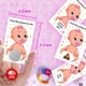 thumbnail image 2 of Juego de baby shower RokAPary para niña, tarjetas rasca y gana, 40 unidades, 2 of 7