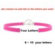 thumbnail image 1 of Hot Sexy Rose Red Suede Leather Collar Rhinestone Letters Choker Harajuku DIY Customized Necklaces Lovers BDSM Cosplay Jewelry, 1 of 3