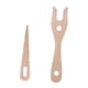 thumbnail image 3 of Juego De 2 Piezas De Tenedor Para Tejer Y Aguja Para Ojos, Tenedor De Lucet De Madera, Color Marrón, 3 of 5