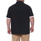 thumbnail image 3 of INSPIRE CHIC Camisa Polo de Negocios de Manga Corta para Hombre Grande y Alto, Tejido Suave de Oficina, 5XL Negro, 3 of 4