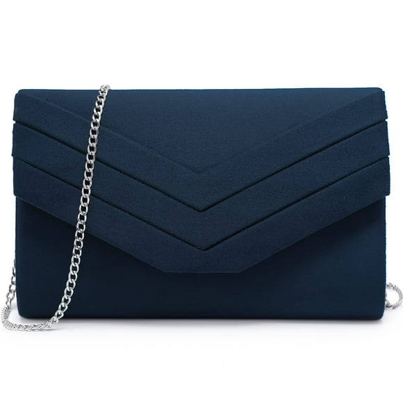 Bolso de noche Dasein para mujer, formal, fiesta, boda, azul marino