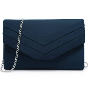 Bolso De Noche Dasein Para Mujer, Formal, Fiesta, Boda, Azul Marino