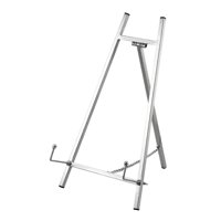 Magideal - Caballete Para Letreros De Boda, Construcción Robusta, Hecho De Metal, Decoración Del Hogar, Decoración Moderna Creativa, Práctico Soporte De Fotos Mu Plata