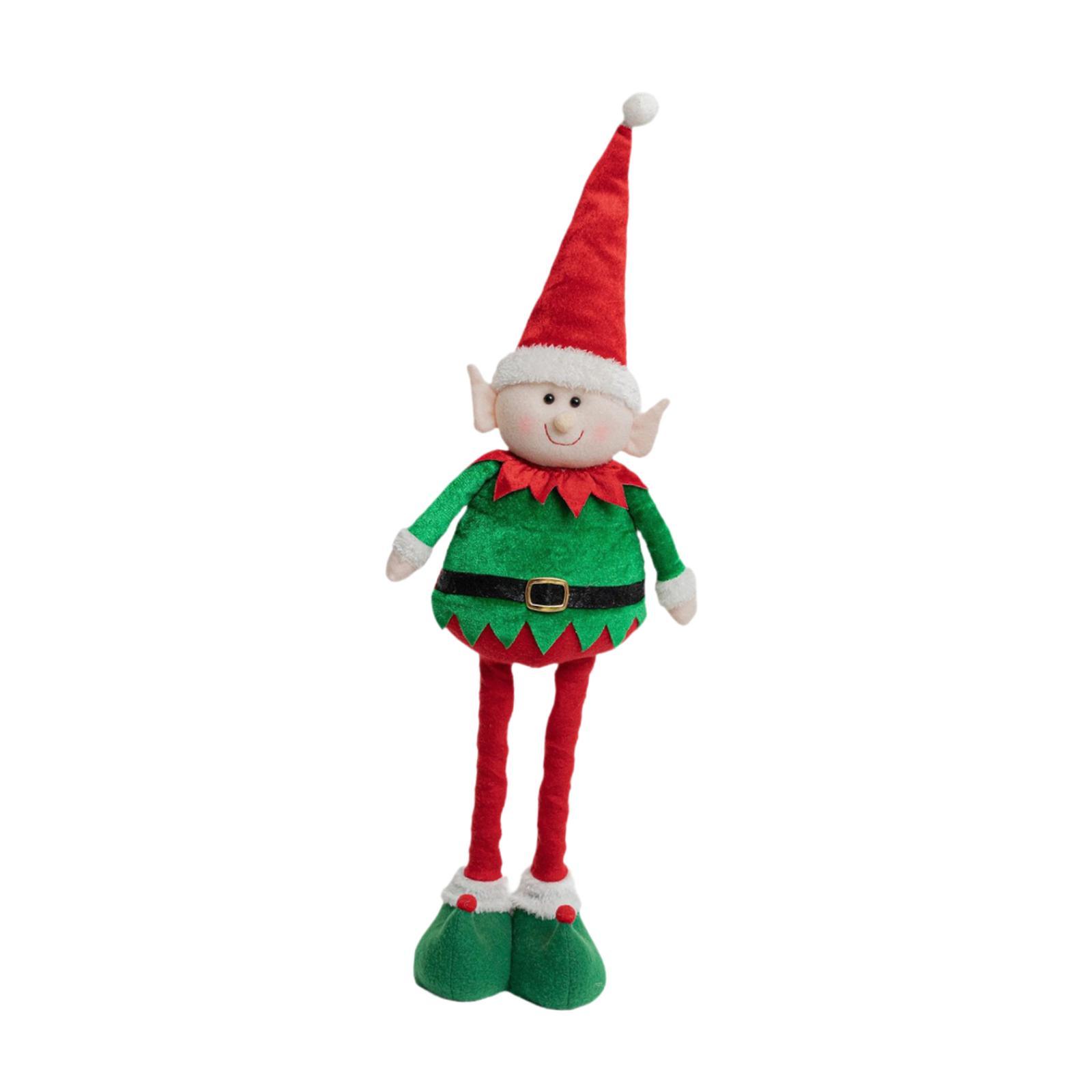 Bothyi - Estantería De Muñecos Navideños, Decoración Navideña Decorativa Para Regalo, Festivales, Restaurante, Elfo, 19 X 10 X 53 Cm
